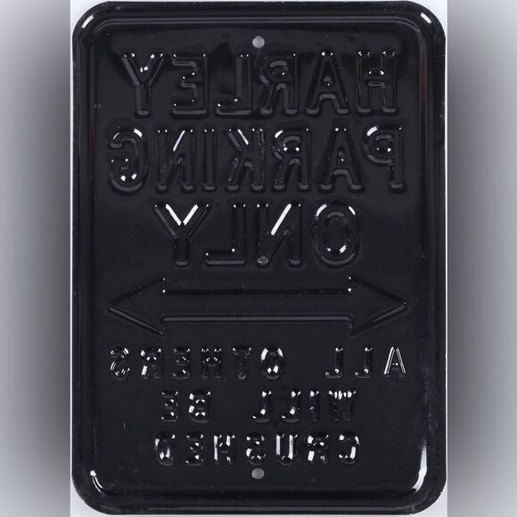 Harley Davidson Harley Parking Only Sign NEW - Picture 4 of 6